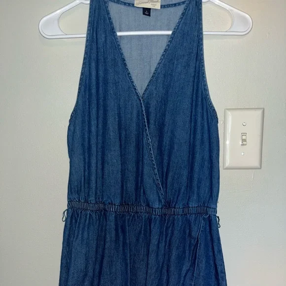 target blue jean dress Denim Short Sleeve Mini Dress - All Dresses main image 1